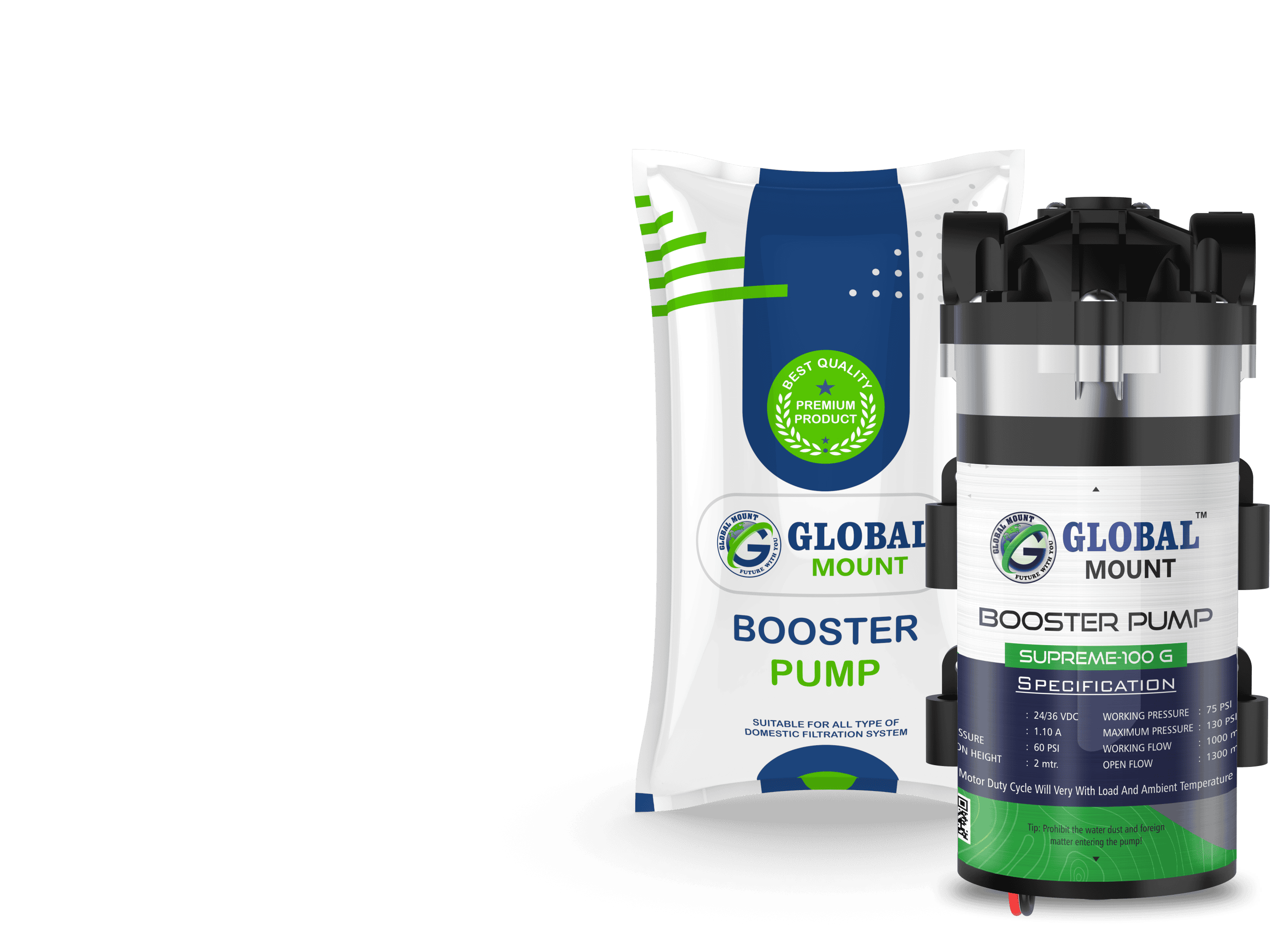 Booster Pump Global Mount Supreme