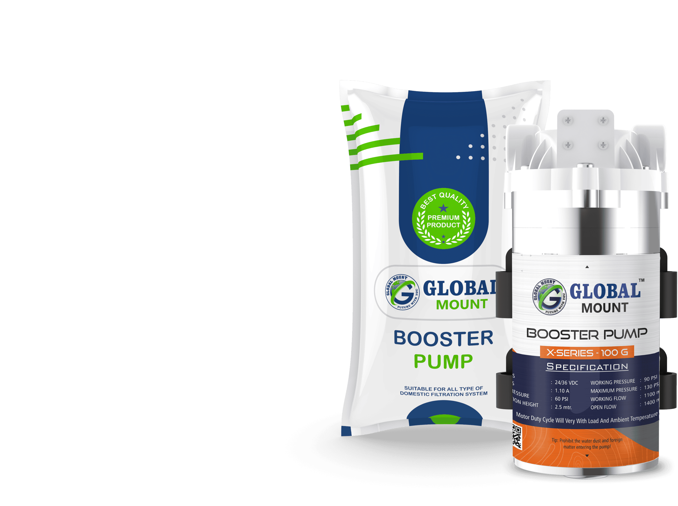 Booster Pump Global Mount X Series