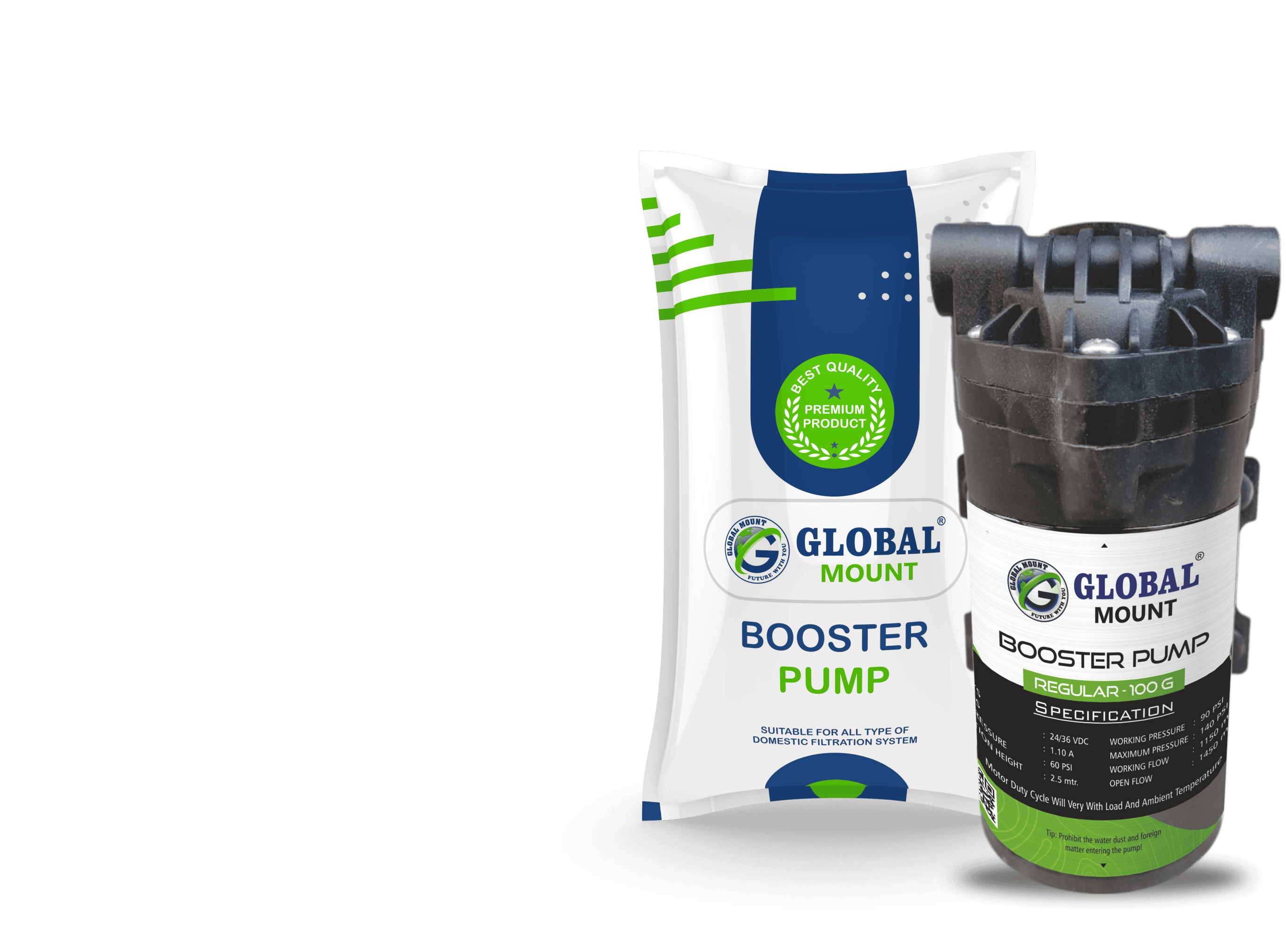 Booster Pump Global Mount Regular