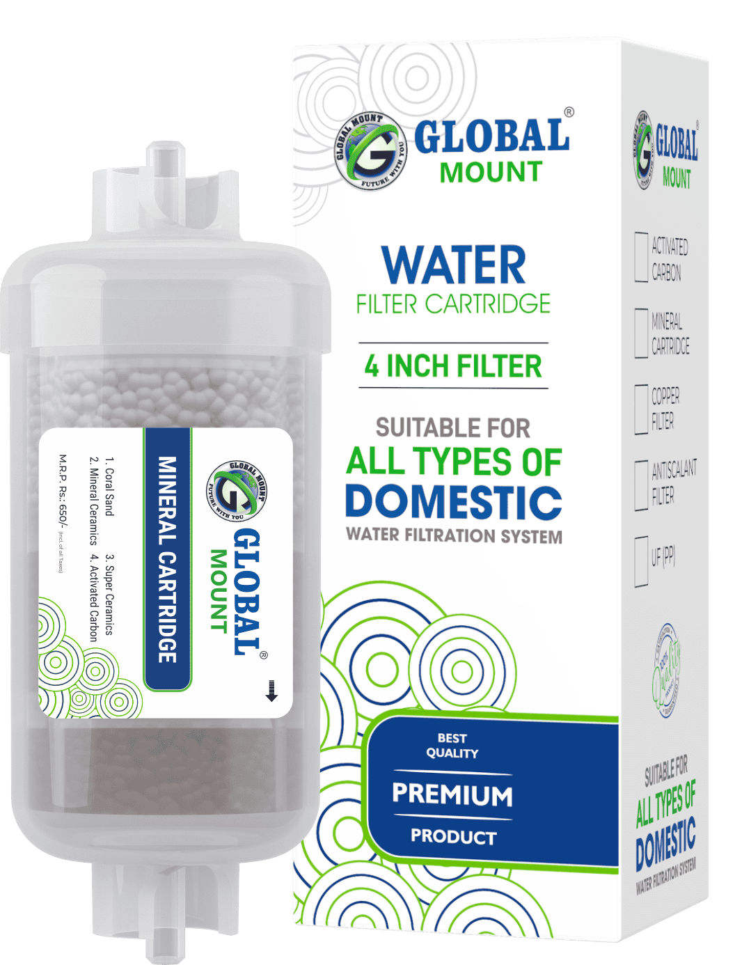 Global Mount Mineral 4"  Multilayer